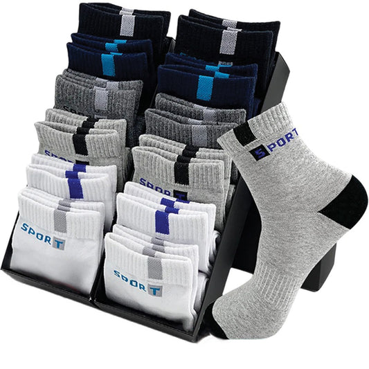 Premium Rich Cotton Sports Socks for Men (Pack of 8 Pairs)