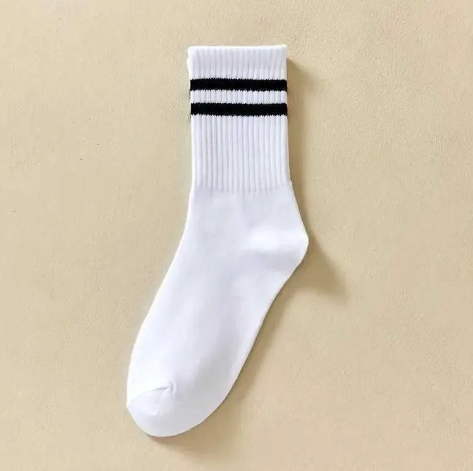 Men's Casual Striped Socks - 6 Pairs