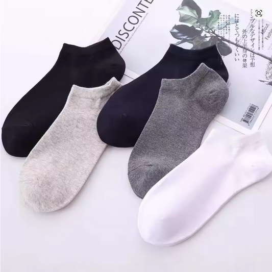 Premium Super Rich Cotton Sneaker / Loafer Socks for Men & Women (Pack of 6/12 Pairs)