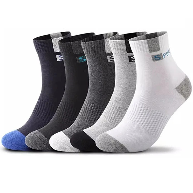 Rich Super Fine Cotton Sports Socks (Pack of 8 Pairs)