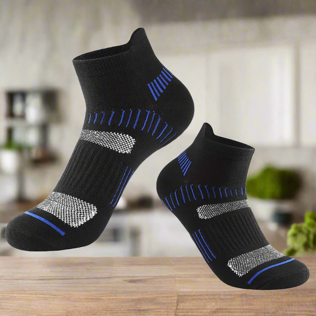 Ankle Socks Pack of 10, Assorted Colours - Premium Comfort, Breathable & Durable Socks for Men