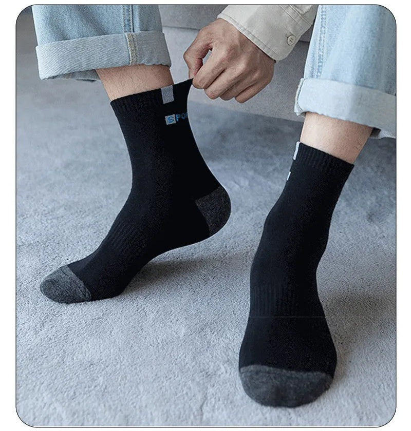 Rich Super Fine Cotton Sports Socks (Pack of 8 Pairs)