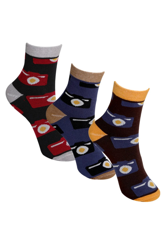 Men's and Women's Ankle Length Socks ( Pack of 3 Pair )