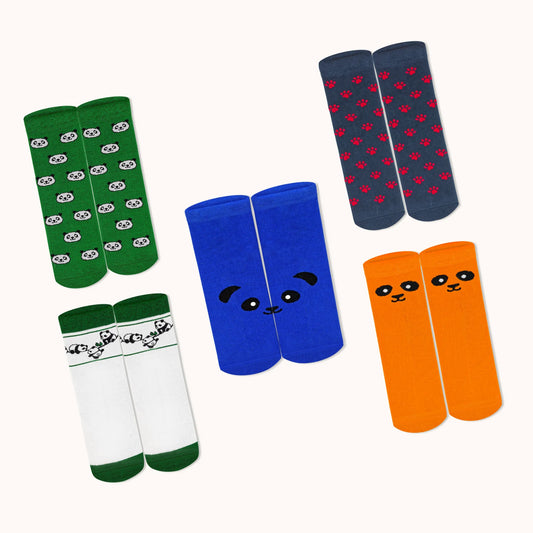 Panda Edition Socks – Unisex | Pack of 5 Pairs