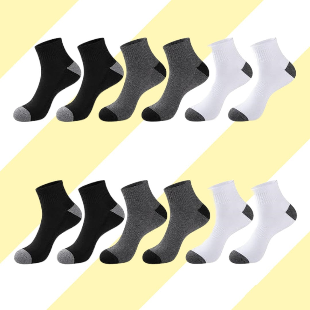 Ultra Comfy Cotton Sports Socks for Mens (Pack of 8 Pairs)