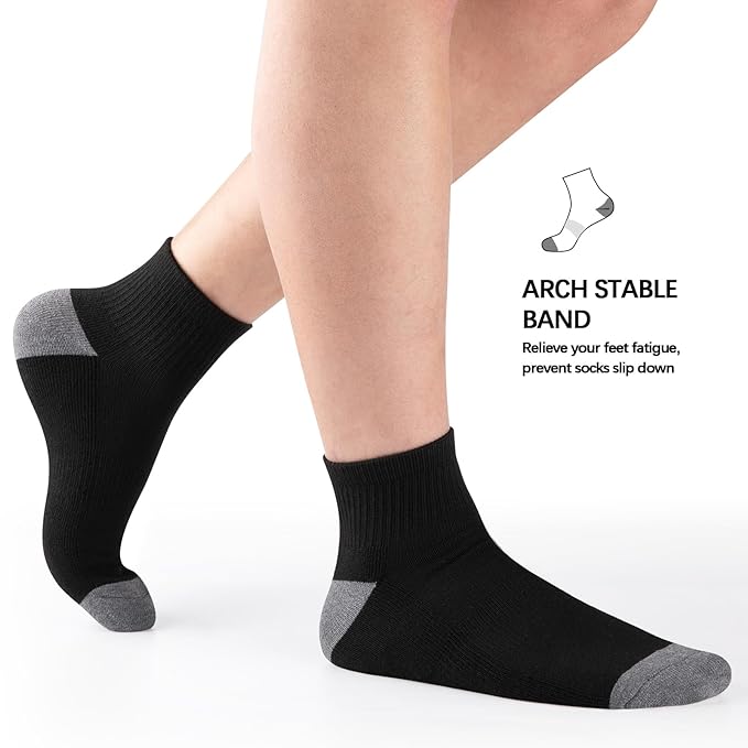 Ultra Comfy Cotton Sports Socks for Mens (Pack of 8 Pairs)