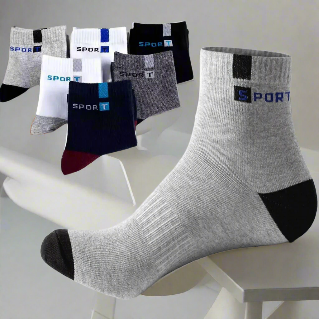 Rich Cotton Sports Socks for Men (Pack of 8 Pairs)