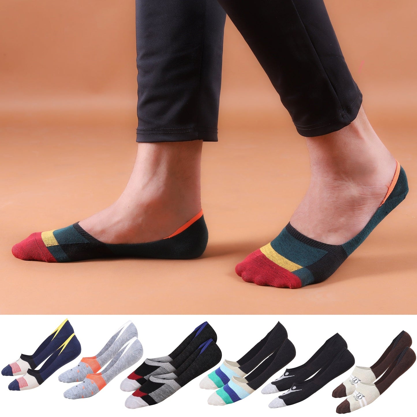 Premium Loafer Socks | No Show Socks For Men & Women (Pack of 6 Pairs)