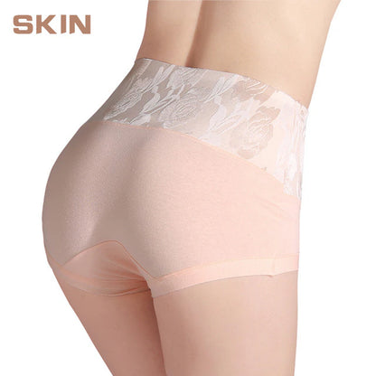 High Waist Women Panties Cute Print Ladies Briefs Hipster Soft Cotton Breathable Lingerie Female Body Slimming Underwear