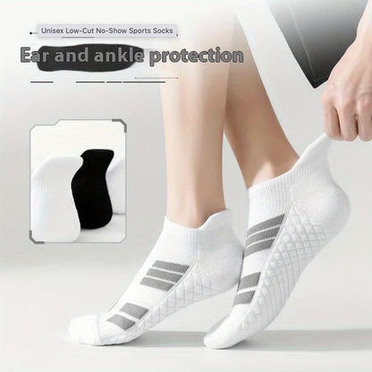 Unisex Low-Cut No-Show Sports Socks - 10 PAIRS