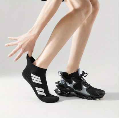 Unisex Low-Cut No-Show Sports Socks - 10 PAIRS