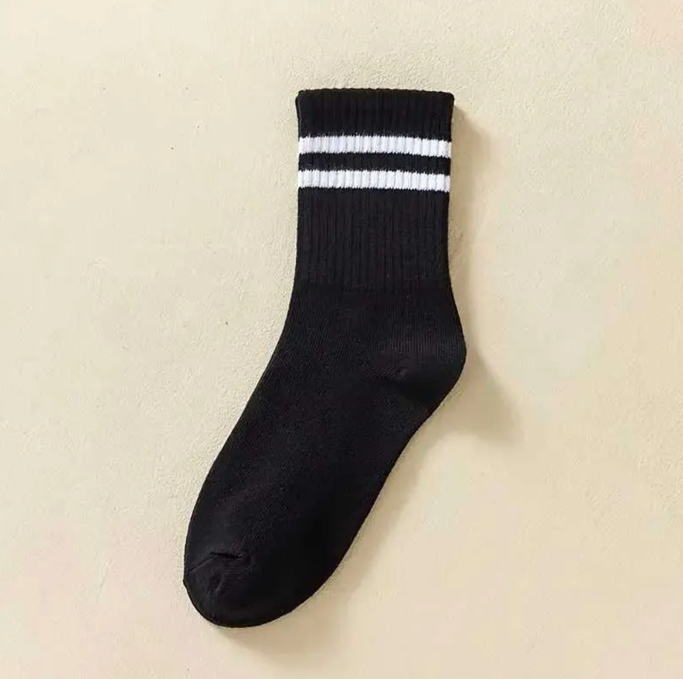 Men's Casual Striped Socks - 6 Pairs