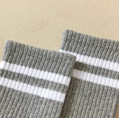 Men's Casual Striped Socks - 6 Pairs