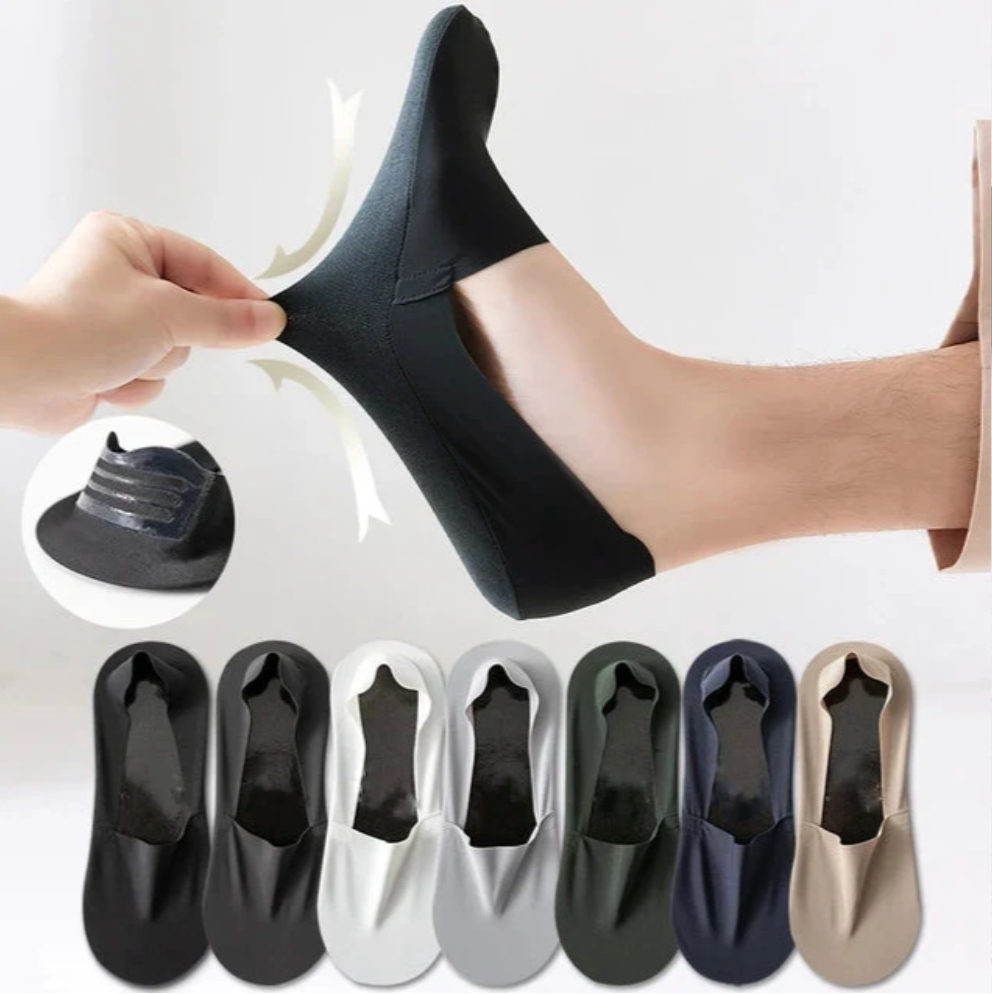 PREMIUM IMPORTED PLAIN NO-SHOW SOCKS PACK OF 7