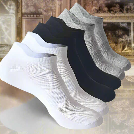 Bamboo Ankle Socks for Men | Odour-Free and Breathable - Pack Of 3