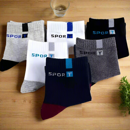 Premium Rich Cotton Ankle Sports Socks for Mens (Pack of 8 Pairs)