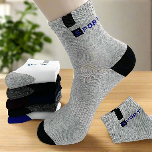 Premium Rich Cotton Ankle Sports Socks for Mens (Pack of 8 Pairs)