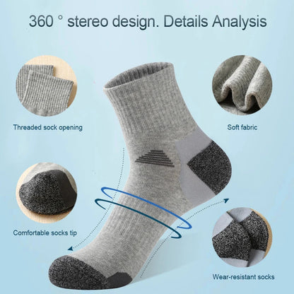 Ultra Premium Rich Cotton Socks for Men (Pack of 8 Pairs)