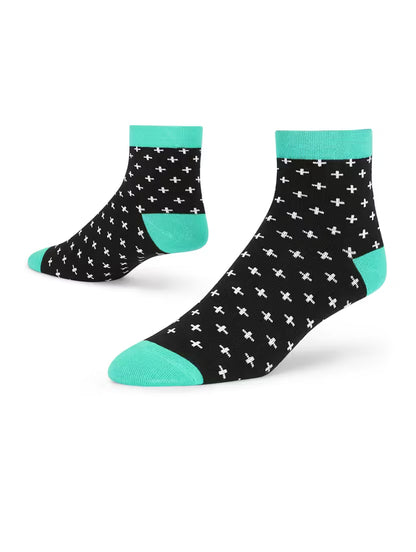 Unisex Multi-Colored Ankle-Length Socks Combo