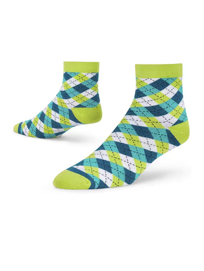 unisex multi colored ankle length socks combo