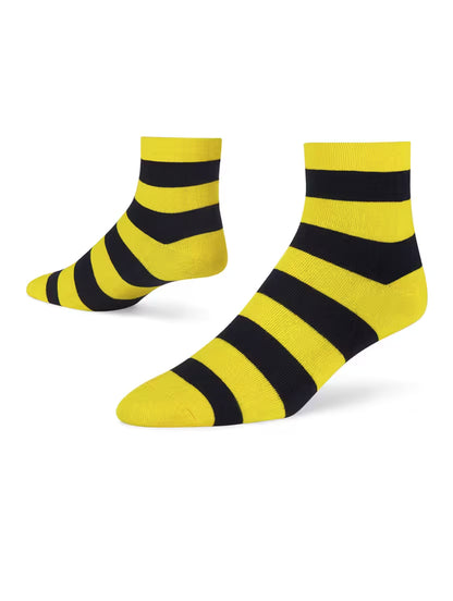 Unisex multi colored ankle length socks combo