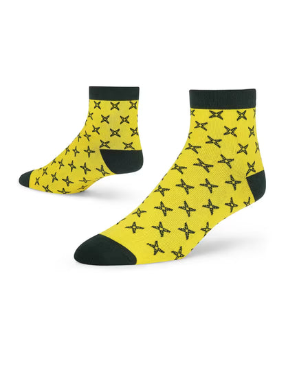 Unisex Multi-Colored Ankle-Length Socks Combo