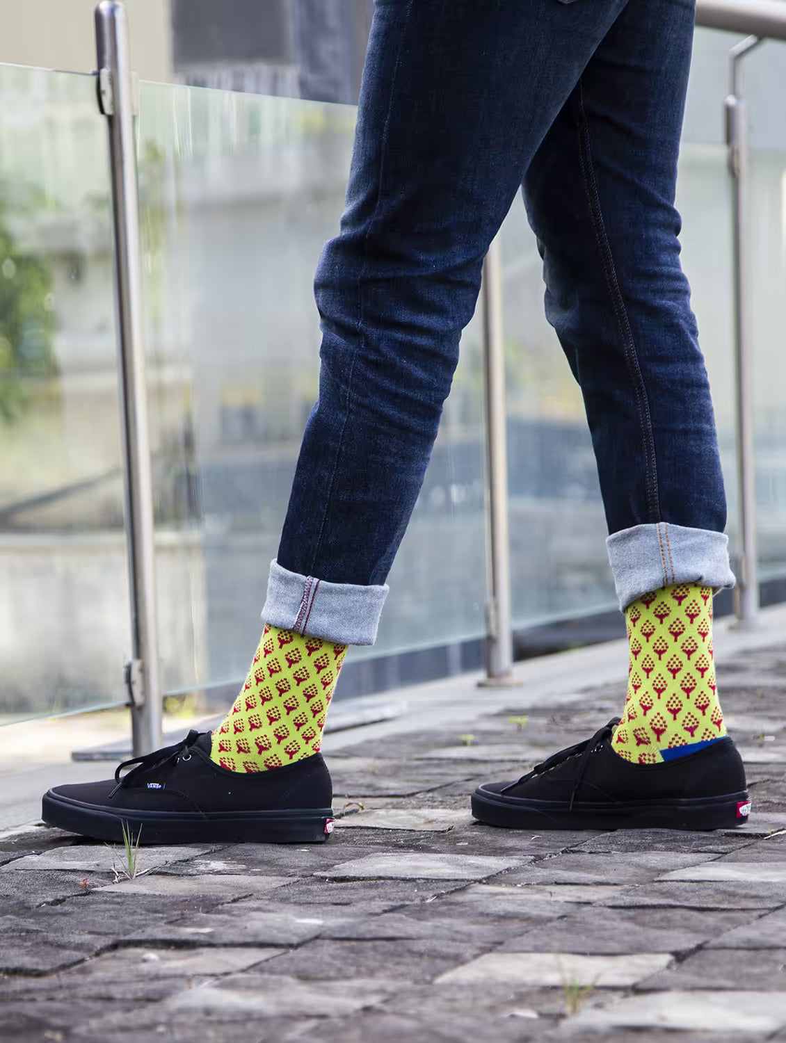 unisex multi colored above ankle length socks combo